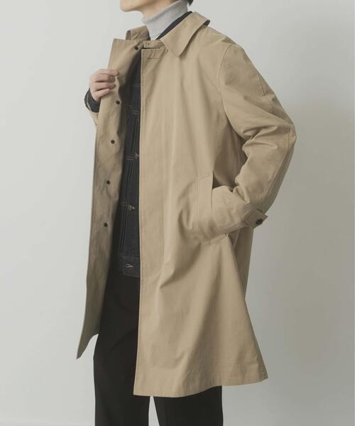 ITEMS URBANRESEARCH(アイテムズ アーバンリサーチ)の「撥水 ウェザークロス バルマカーンコート(その他アウター・メンズ・ブラック/ネイビー/ベージュ・LARGE/MEDIUM)」の7枚目の写真