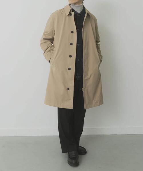 ITEMS URBANRESEARCH(アイテムズ アーバンリサーチ)の「撥水 ウェザークロス バルマカーンコート(その他アウター・メンズ・ブラック/ネイビー/ベージュ・LARGE/MEDIUM)」の9枚目の写真