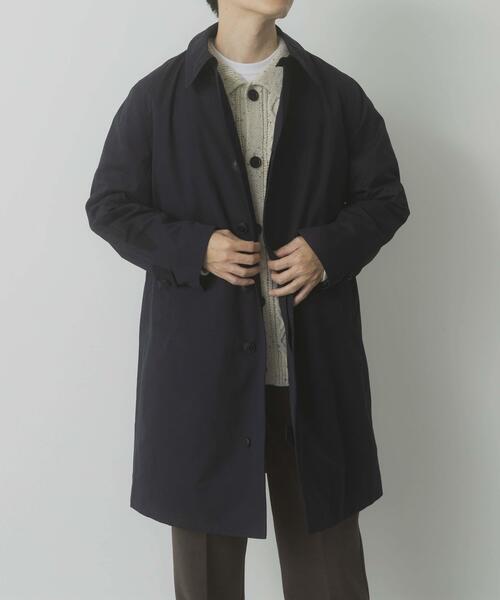 ITEMS URBANRESEARCH(アイテムズ アーバンリサーチ)の「撥水 ウェザークロス バルマカーンコート(その他アウター・メンズ・ブラック/ネイビー/ベージュ・LARGE/MEDIUM)」の13枚目の写真