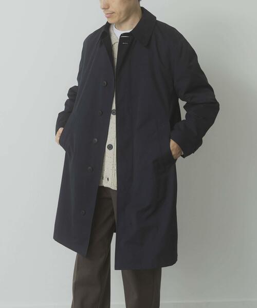 ITEMS URBANRESEARCH(アイテムズ アーバンリサーチ)の「撥水 ウェザークロス バルマカーンコート(その他アウター・メンズ・ブラック/ネイビー/ベージュ・LARGE/MEDIUM)」の14枚目の写真
