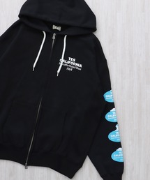 TES OVAL LOGO SWEAT ZIP PARKA / スウェットパーカー