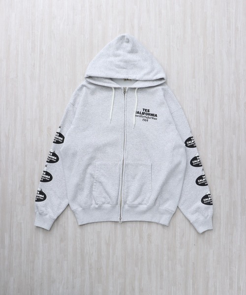 The Endless Summer（エンドレスサマー）の「TES OVAL LOGO SWEAT ZIP PARKA / スウェットパーカー（パーカー・メンズ・ネイビー/グレー/ブラック・X-LARGE/LARGE/MEDIUM/SMALL）」の9枚目の写真