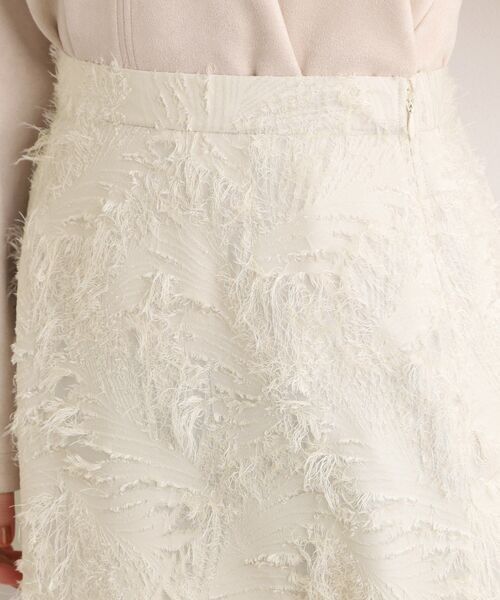 grove（グローブ）の「纏うだけで気分が華やぐ　主役級シャギースカート（スカート・レディース・ブラック/アイボリー・02/03/01/05/04）」の14枚目の写真