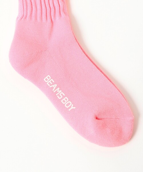 BEAMS BOY(ビームスボーイ)の「ルーズ ソックス(ソックス/靴下・レディース・ピンク/パープル・ONE SIZE)」の4枚目の写真