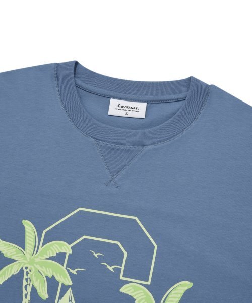 COVERNAT(カバーナット)の「ホットサマー C ロゴ Tシャツ ダスティブルー(Tシャツ/カットソー・レディース・その他・MEDIUM/LARGE/X-LARGE)」の3枚目の写真
