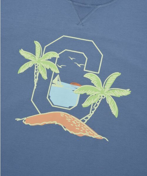COVERNAT(カバーナット)の「ホットサマー C ロゴ Tシャツ ダスティブルー(Tシャツ/カットソー・レディース・その他・MEDIUM/LARGE/X-LARGE)」の4枚目の写真