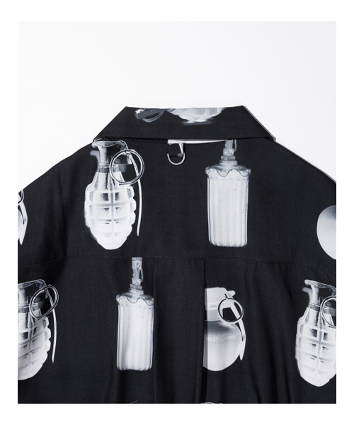 MASSNOUN(マスノウン)の「グレネード オーバーサイズ 半袖シャツ MSNST003-BK(シャツ/ブラウス・メンズ・その他・LARGE/MEDIUM)」の7枚目の写真