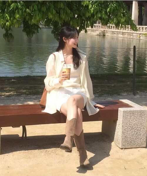 HANE（ハネ）の「テンセルストライプシアシャツ_Shy Pink（シャツ/ブラウス・レディース・その他・SMALL/MEDIUM）」の3枚目の写真