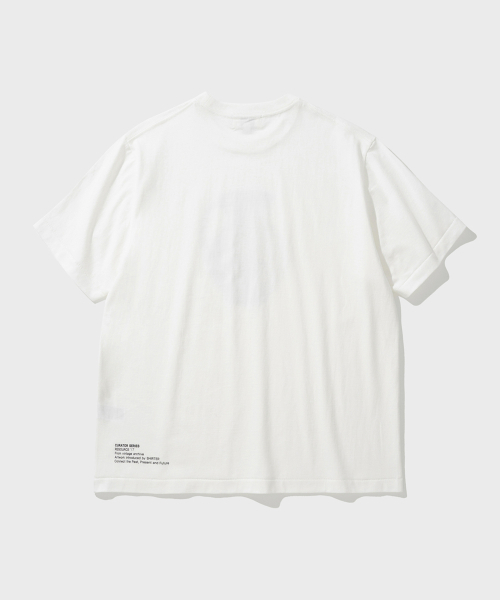 SHIRTER(シャーター)の「PIXEL CERAMIC T-SHIRT (WHITE A)(Tシャツ/カットソー・メンズ・その他・LARGE/SMALL)」の2枚目の写真