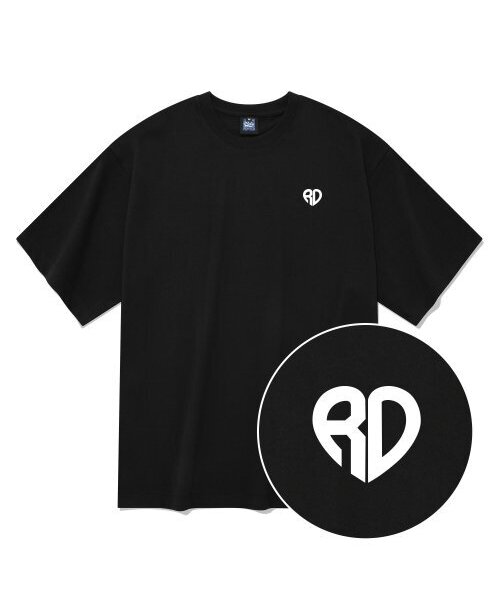 RADINEO(ラディネオ)の「ラディハート 半袖Tシャツ ブラック(Tシャツ/カットソー・メンズ・その他・LARGE/MEDIUM/SMALL/X-LARGE)」の1枚目の写真