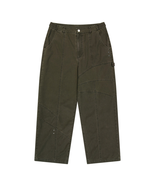 OG Shield Cotton Pigment Carpenter Pants - Brown