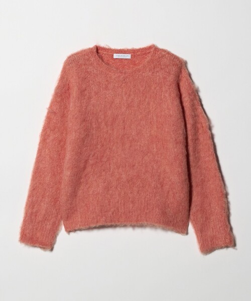 A DAY IN THE LIFE UNITED ARROWS（アデイインザライフユナイテッドアローズ）の「ミックスシャギー クルーネックニット ＜A DAY IN THE LIFE＞（ニット/セーター・レディース・ダークグレー/オレンジ/ターコイズブルー系・FREE）」の3枚目の写真