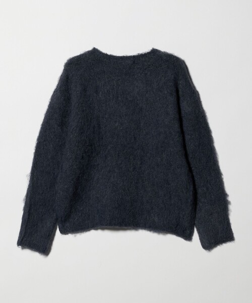 A DAY IN THE LIFE UNITED ARROWS（アデイインザライフユナイテッドアローズ）の「ミックスシャギー クルーネックニット ＜A DAY IN THE LIFE＞（ニット/セーター・レディース・ダークグレー/オレンジ/ターコイズブルー系・FREE）」の4枚目の写真