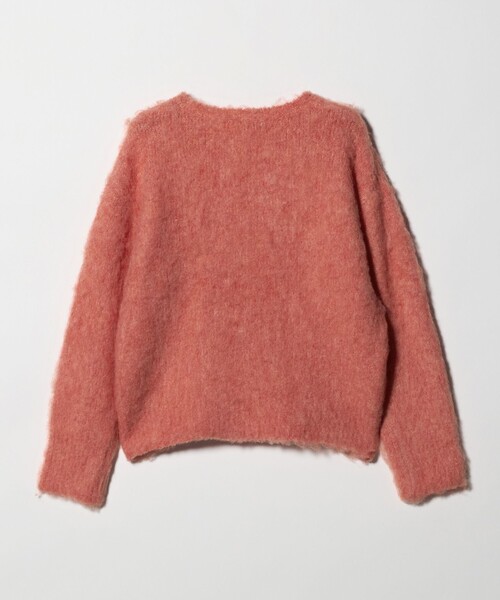 A DAY IN THE LIFE UNITED ARROWS（アデイインザライフユナイテッドアローズ）の「ミックスシャギー クルーネックニット ＜A DAY IN THE LIFE＞（ニット/セーター・レディース・ダークグレー/オレンジ/ターコイズブルー系・FREE）」の9枚目の写真