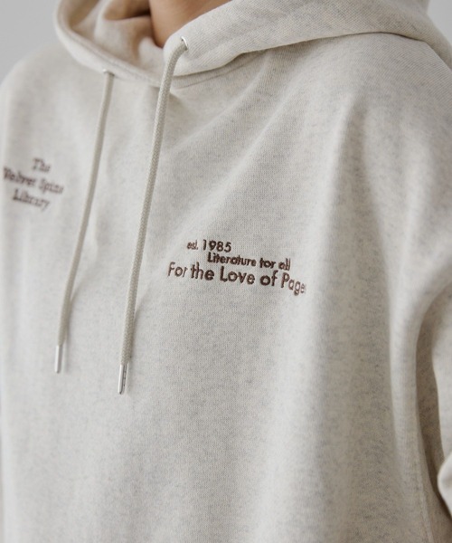 AMERICAN HOLIC(アメリカンホリック)の「刺繍ロゴ裏起毛パーカー(スウェット・レディース・チャコールグレー/グレー系その他・M/L)」の12枚目の写真