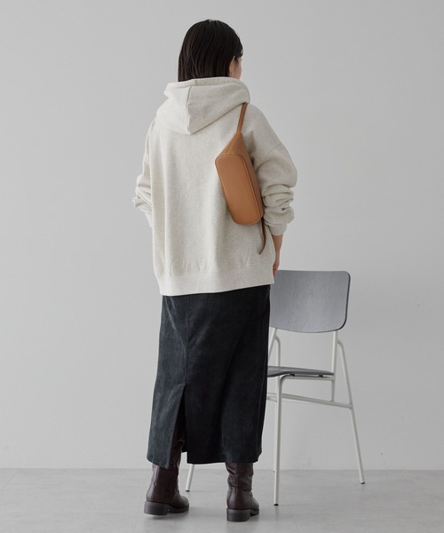 AMERICAN HOLIC(アメリカンホリック)の「刺繍ロゴ裏起毛パーカー(スウェット・レディース・チャコールグレー/グレー系その他・M/L)」の3枚目の写真