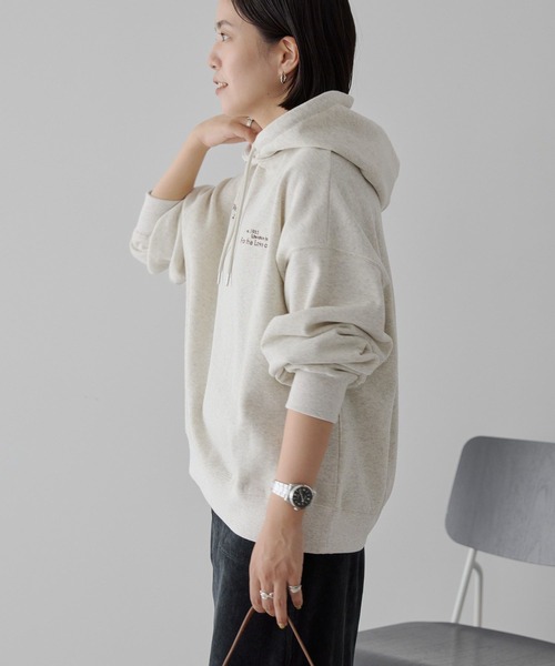 AMERICAN HOLIC(アメリカンホリック)の「刺繍ロゴ裏起毛パーカー(スウェット・レディース・チャコールグレー/グレー系その他・M/L)」の16枚目の写真