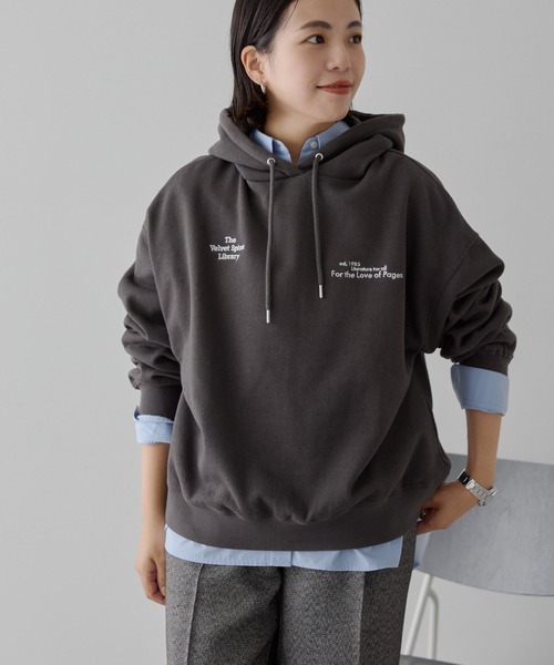 セール】刺繍ロゴ裏起毛パーカー（スウェット）｜AMERICAN HOLIC