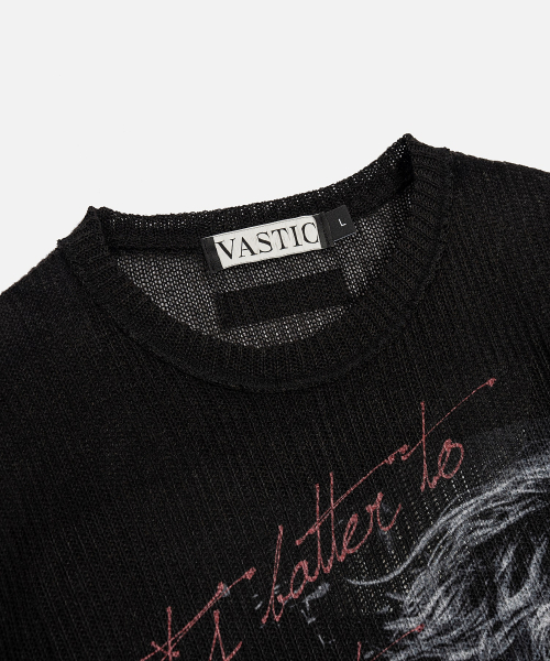 VASTIC(バスティック)の「ハチバンドニット_ブラック(ニット/セーター・メンズ・その他・LARGE/MEDIUM)」の4枚目の写真