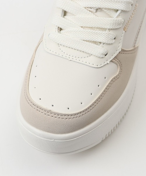 EDWIN(エドウィン)の「EDWIN 軽量スニーカー(スニーカー・レディース・ホワイト/アイボリー・24.5cm/24cm/23.5cm/23cm)」の3枚目の写真