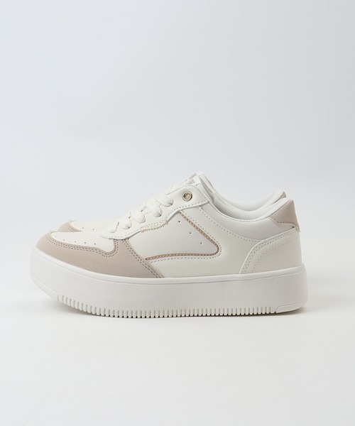 EDWIN(エドウィン)の「EDWIN 軽量スニーカー(スニーカー・レディース・ホワイト/アイボリー・24.5cm/24cm/23.5cm/23cm)」の6枚目の写真