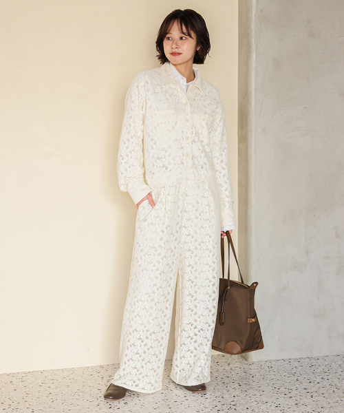 レースオールインワン（つなぎ/オールインワン）｜SLOBE IENA