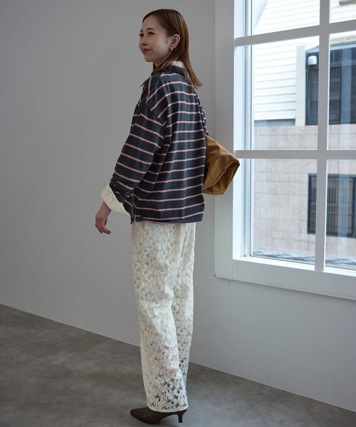 SLOBE IENA(スローブイエナ)の「レースオールインワン(つなぎ/オールインワン・レディース・アイボリー・36/38)」の12枚目の写真