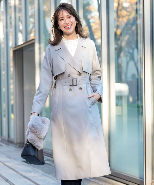 エレガントロング トレンチ コート（トレンチコート）｜ANY SIS