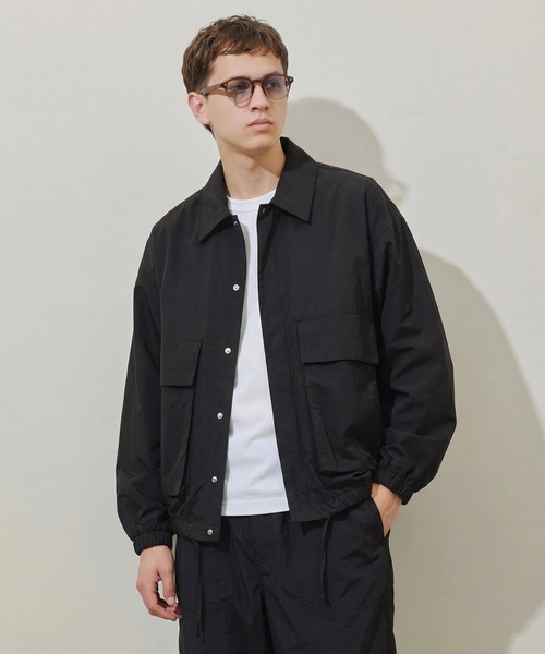 MAISON CLUB（メゾンクラブ）の「【MAISON CLUB】Hunting Nylon Blouson KKP/ ハンティングナイロンブルゾン　ミリタリージャケット　/CWU-45　ジャングルファティーグジャケット　CPOジャケット（ミリタリージャケット・メンズ・ブラック/カーキ/グレー・M/L）」の2枚目の写真