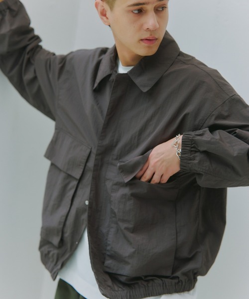 MAISON CLUB（メゾンクラブ）の「【MAISON CLUB】Hunting Nylon Blouson KKP/ ハンティングナイロンブルゾン　ミリタリージャケット　/CWU-45　ジャングルファティーグジャケット　CPOジャケット（ミリタリージャケット・メンズ・ブラック/カーキ/グレー・M/L）」の14枚目の写真