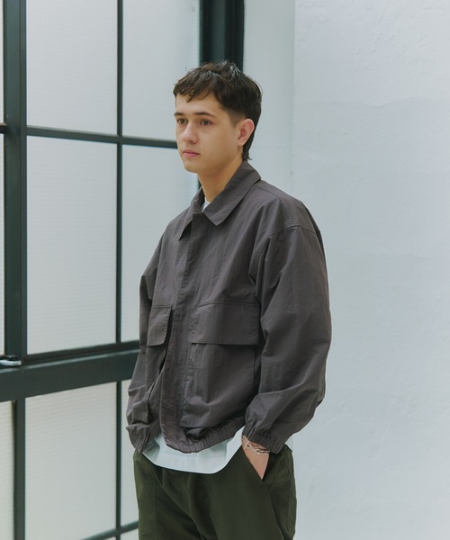 MAISON CLUB（メゾンクラブ）の「【MAISON CLUB】Hunting Nylon Blouson KKP/ ハンティングナイロンブルゾン　ミリタリージャケット　/CWU-45　ジャングルファティーグジャケット　CPOジャケット（ミリタリージャケット・メンズ・ブラック/カーキ/グレー・M/L）」の11枚目の写真