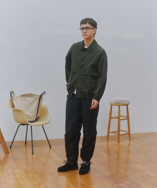 MAISON CLUB（メゾンクラブ）の「【MAISON CLUB】Hunting Nylon Blouson KKP/ ハンティングナイロンブルゾン　ミリタリージャケット　/CWU-45　ジャングルファティーグジャケット　CPOジャケット（ミリタリージャケット・メンズ・ブラック/カーキ/グレー・M/L）」の6枚目の写真