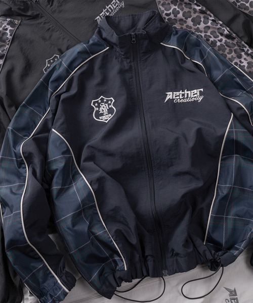 セール】【82】レオパード柄/カモフラ柄/チェック切替 ナイロン