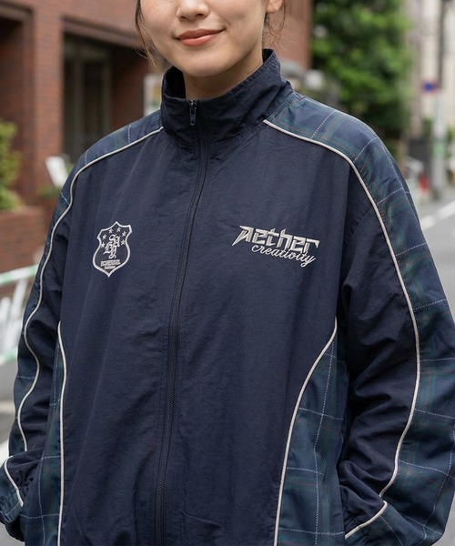 セール】【82】レオパード柄/カモフラ柄/チェック切替 ナイロン