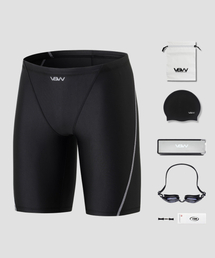 VERTONE（ヴェルトーン）の「VSW Men's Indoor Swimsuit 4-Piece Set BK（水着・メンズ）」