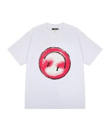 HAND WORK BACK SMILE T-SHIRTS_WH