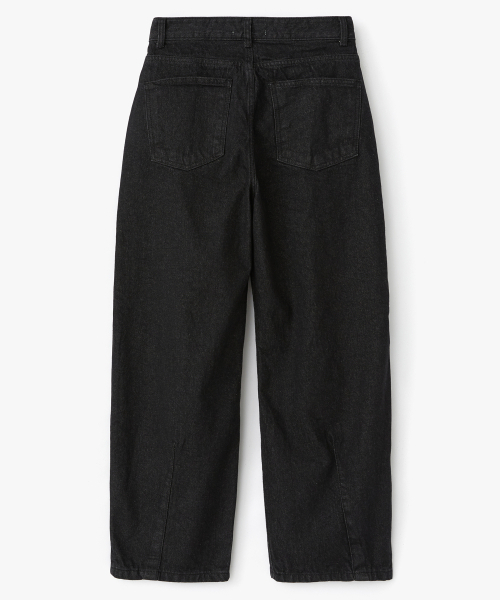 COFWI(コフウィー)の「ピンタックデニムパンツブラック(デニムパンツ・メンズ・その他・1(S)/2(M)/3(L))」の3枚目の写真
