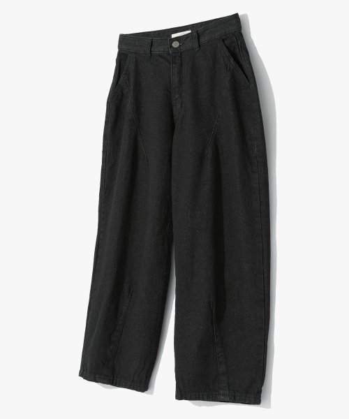 COFWI(コフウィー)の「ピンタックデニムパンツブラック(デニムパンツ・メンズ・その他・1(S)/2(M)/3(L))」の4枚目の写真