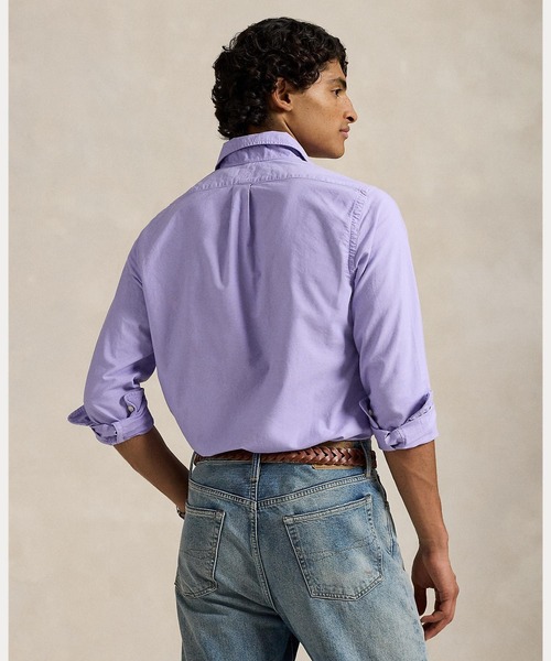 POLO RALPH LAUREN(ポロ ラルフ ローレン)の「クラシック フィット ガーメントダイド オックスフォード シャツ(シャツ/ブラウス・メンズ・パープル・S/M/L/XS/XXL/XL)」の5枚目の写真