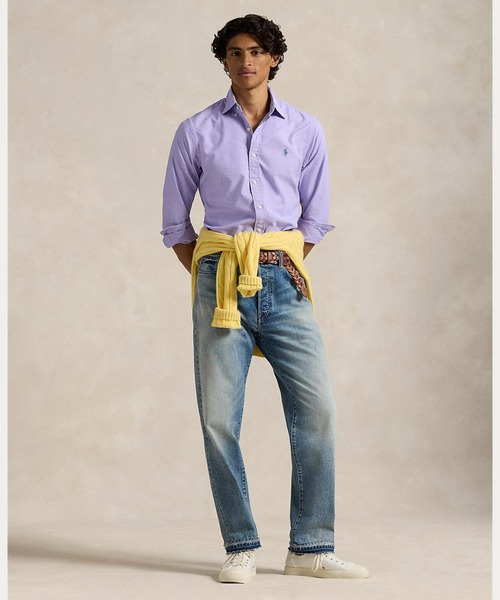 POLO RALPH LAUREN(ポロ ラルフ ローレン)の「クラシック フィット ガーメントダイド オックスフォード シャツ(シャツ/ブラウス・メンズ・パープル・S/M/L/XS/XXL/XL)」の4枚目の写真