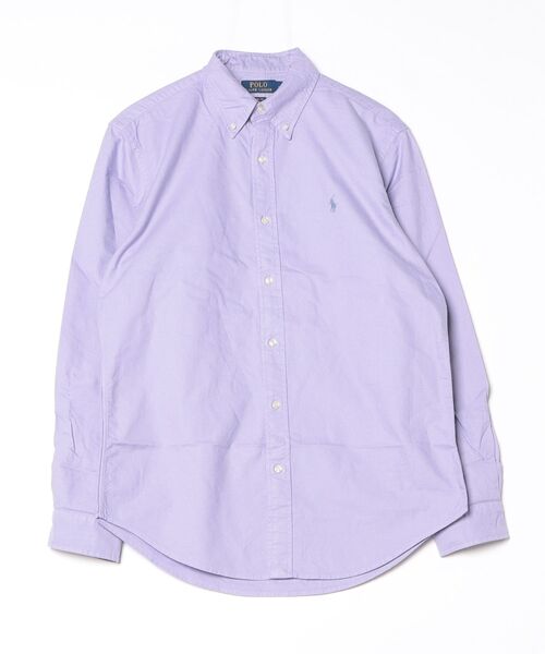 POLO RALPH LAUREN(ポロ ラルフ ローレン)の「クラシック フィット ガーメントダイド オックスフォード シャツ(シャツ/ブラウス・メンズ・パープル・S/M/L/XS/XXL/XL)」の8枚目の写真