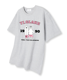 ホワイトベア オーバーサイズ 半袖Tシャツ ライトグレー
