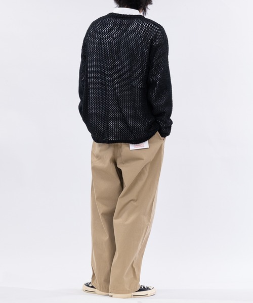 HANES（ヘインズ）の「【3】〔HANES/ヘインズ〕ワイドフィット ノータック チノパンツ（チノパンツ・メンズ・ブラック/カーキ/ベージュ・MEDIUM/LARGE/X-LARGE）」の19枚目の写真