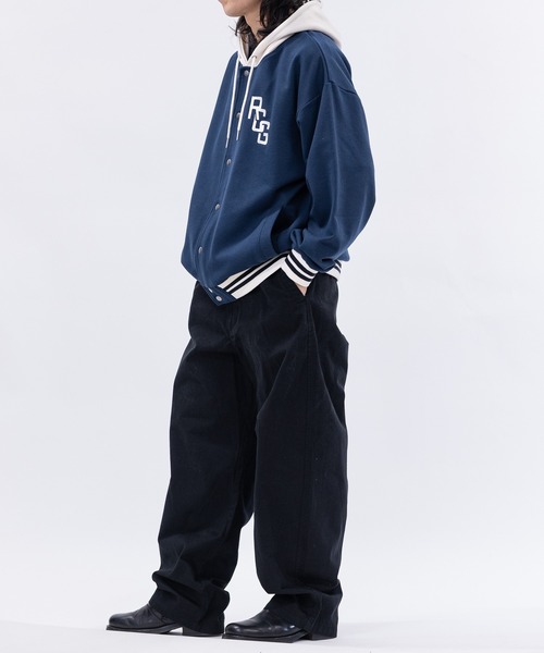 HANES（ヘインズ）の「【3】〔HANES/ヘインズ〕ワイドフィット ノータック チノパンツ（チノパンツ・メンズ・ブラック/カーキ/ベージュ・MEDIUM/LARGE/X-LARGE）」の10枚目の写真