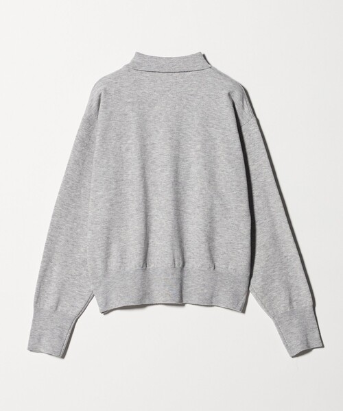 CITEN（シテン）の「＜CITEN＞ハイゲージポロニット（ニット/セーター・レディース・オフホワイト/イエロー/ライトグレー・FREE）」の4枚目の写真