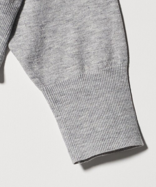 CITEN（シテン）の「＜CITEN＞ハイゲージポロニット（ニット/セーター・レディース・オフホワイト/イエロー/ライトグレー・FREE）」の6枚目の写真