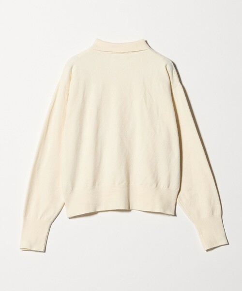 CITEN（シテン）の「＜CITEN＞ハイゲージポロニット（ニット/セーター・レディース・オフホワイト/イエロー/ライトグレー・FREE）」の9枚目の写真