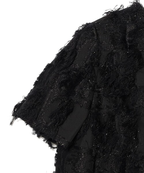 EFFE BEAMS（エッフェビームス）の「MF_LAME_CLOTH_JQ（シャツ/ブラウス・レディース・ブラック・ONE SIZE）」の4枚目の写真
