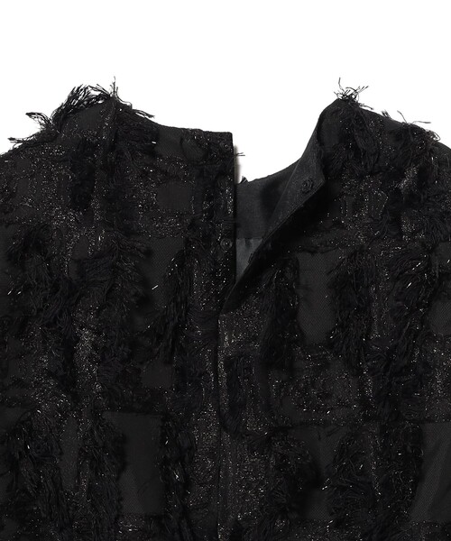 EFFE BEAMS（エッフェビームス）の「MF_LAME_CLOTH_JQ（シャツ/ブラウス・レディース・ブラック・ONE SIZE）」の7枚目の写真