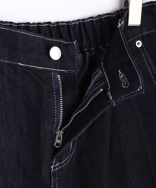 WESTSEA（ウエストシー）の「ショート丈 デニムジャケット ＆ ワイトシルエット デニムパンツ セットアップ（セットアップ・レディース・ネイビー・FREE）」の20枚目の写真